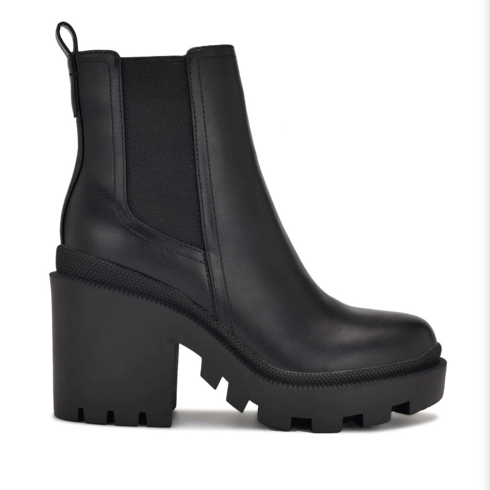 Nine West Forme Chelsea Lug Sole Booties, size 8.5